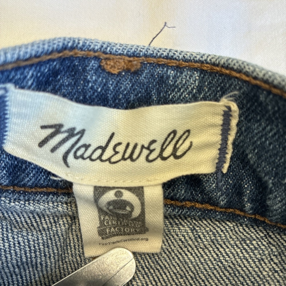 Madewell Women's 26 Perfect Vintage Blue Denim Jeans Medium Wash 5-Pocket - Picture 7 of 13